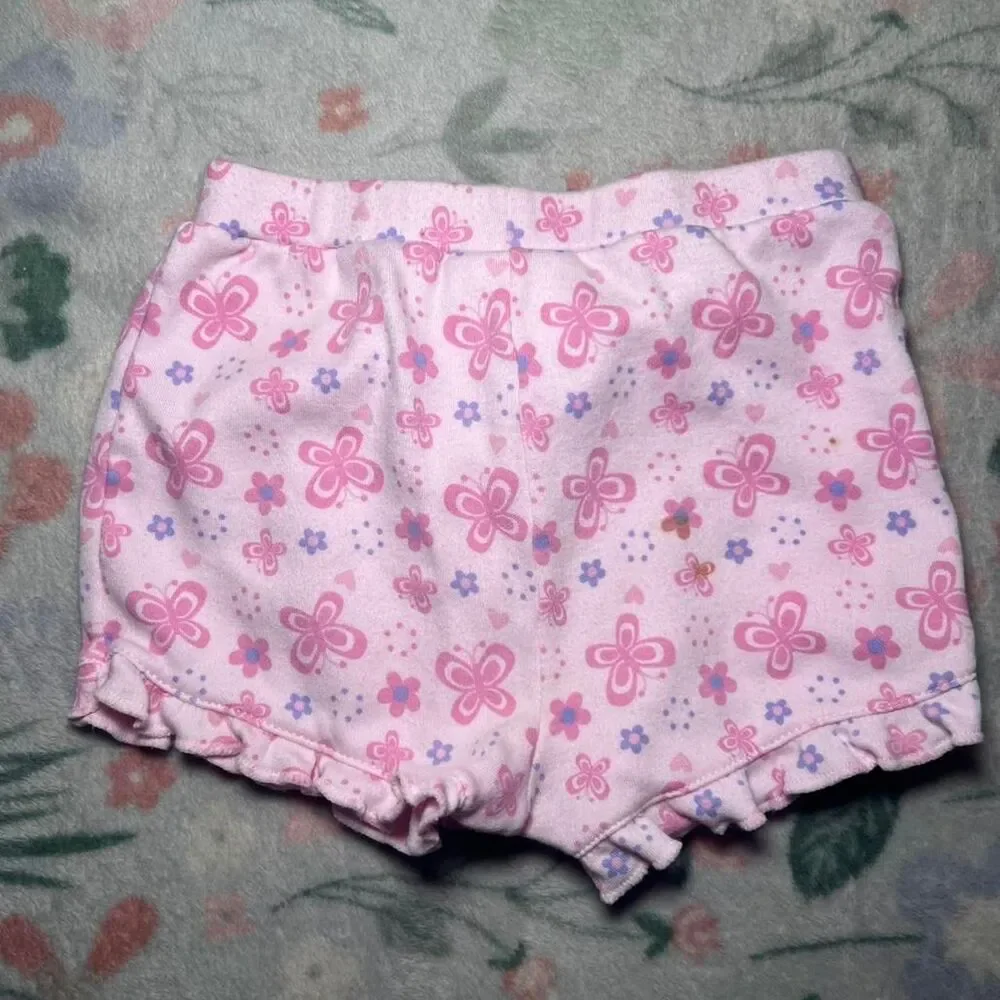 bon bebe Vintage Y2K Two Piece Baby Set 6 Month - Coquette Butterfly Cottage 90s
